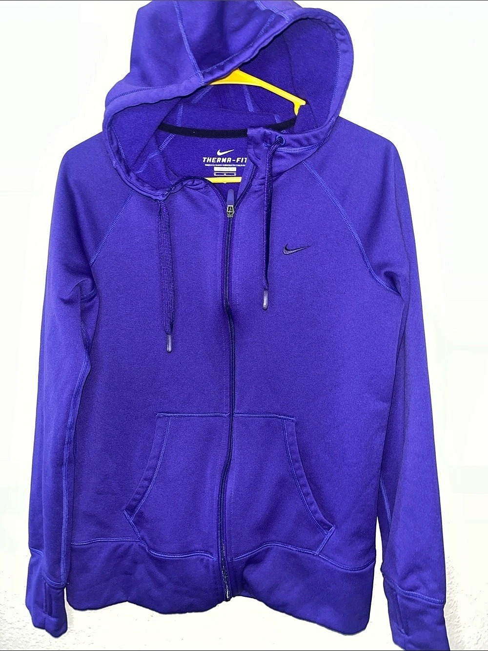 Nike Therma-FIT Zip Hoodie Purple Size Medium